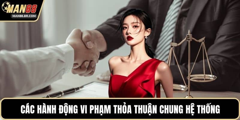 Các hành động vi phạm thỏa thuận chung hệ thống