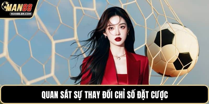 Quan sát sự thay đổi chỉ số đặt cược