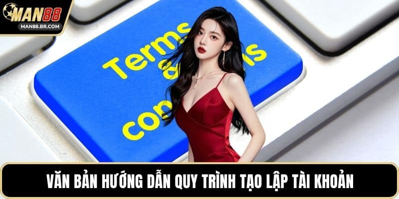 Văn bản hướng dẫn quy trình tạo lập tài khoản